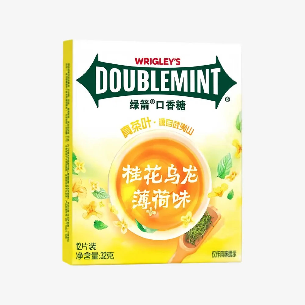 WRIGLEY'S DoubleMint Gum (Osmanthus Oolong Flavor) 12pcs
