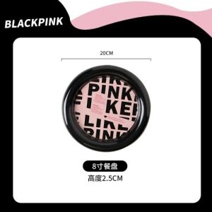 Blackpink Ceramics Plate 8 inch