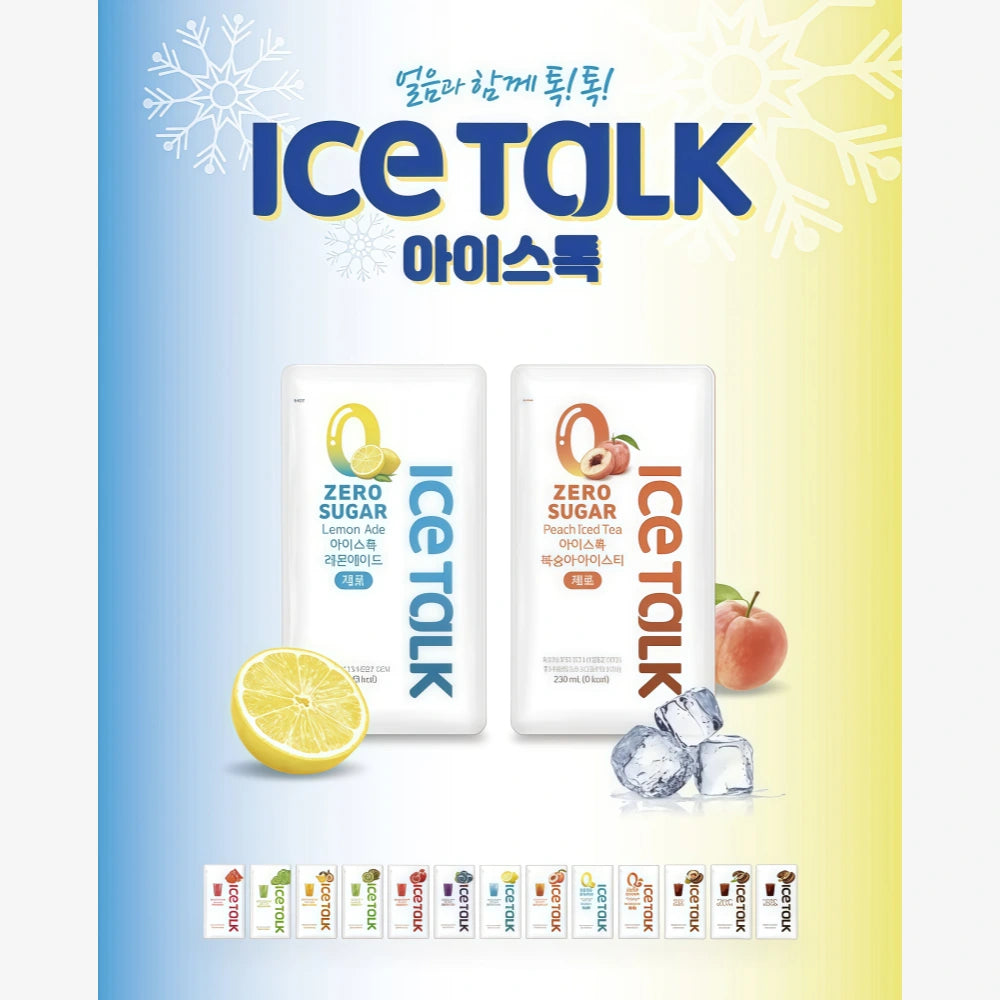 Limonade bleue ICETALK (sans sucre) 230 ml