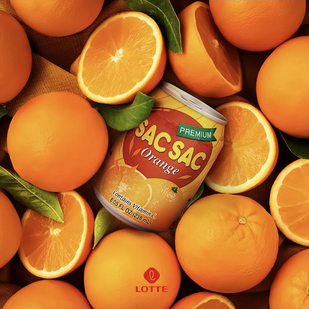 LOTTE Sac Sac Boisson à l'orange 238 ml