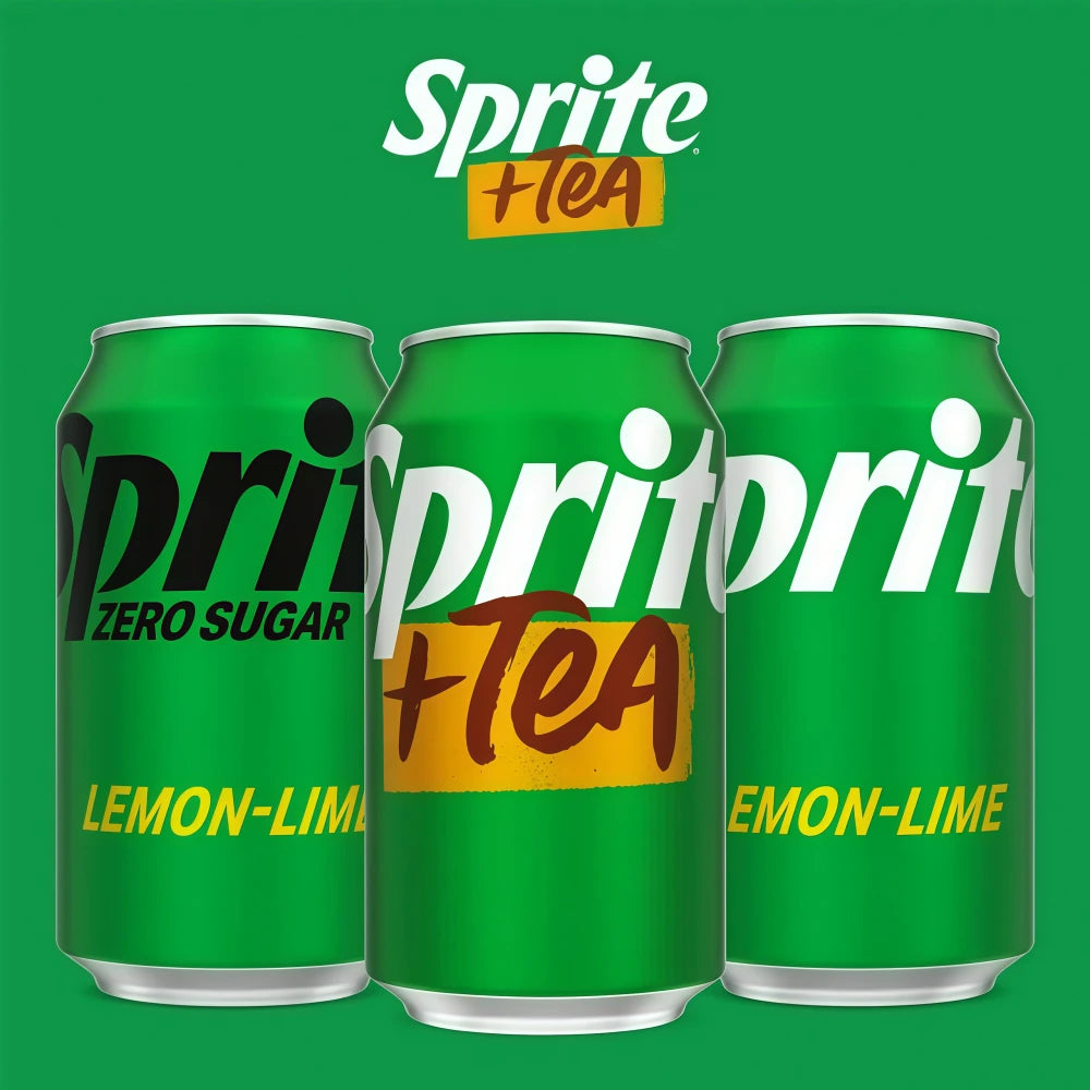 Sprite Soda aromatisé citron-lime et thé 355 ml