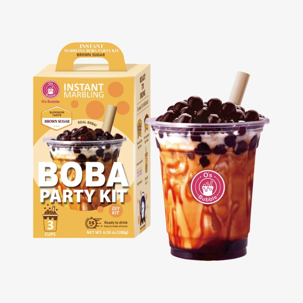 O'S BUBBLE OTE Boba Party Kit Brown Sugar