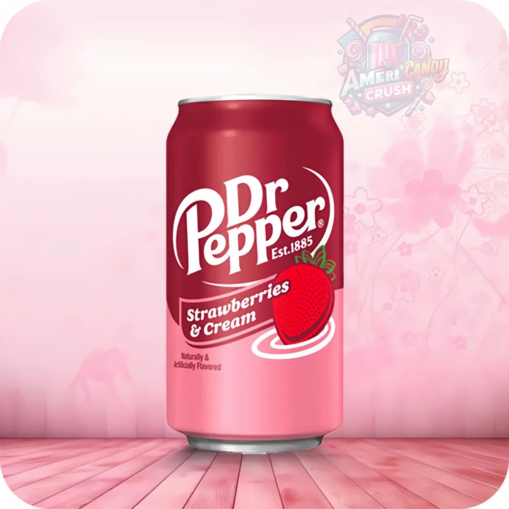 Soda Dr Pepper Fraise et Crème 355 ml