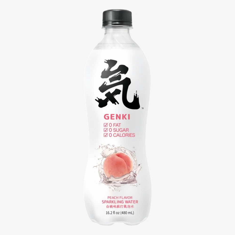 Boissons gazeuses GENKI FOREST (saveur pêche) 480 ml