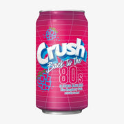 CRUSH back to the 80's Electric Blue Razz Soda (Blue Raspberry Flavor) 355ml