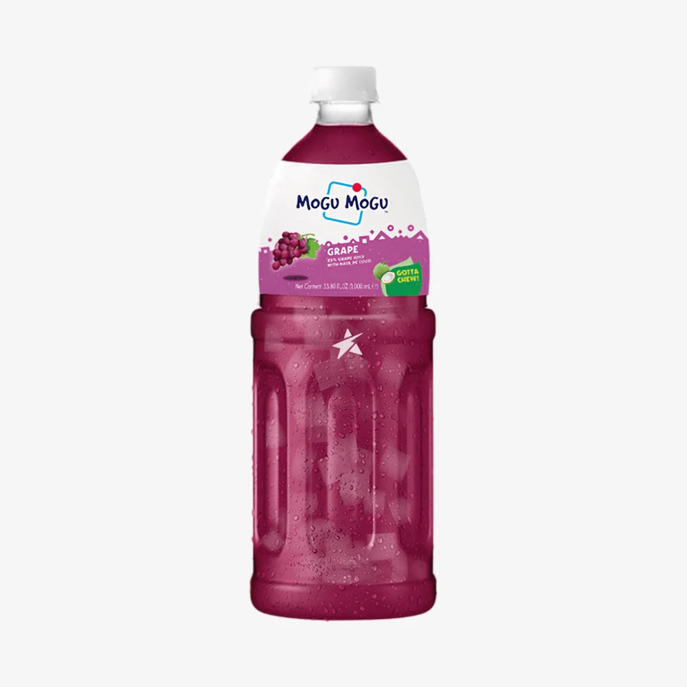 MOGU MOGU Nata de Coco Grape Flavor Drink 1000ml