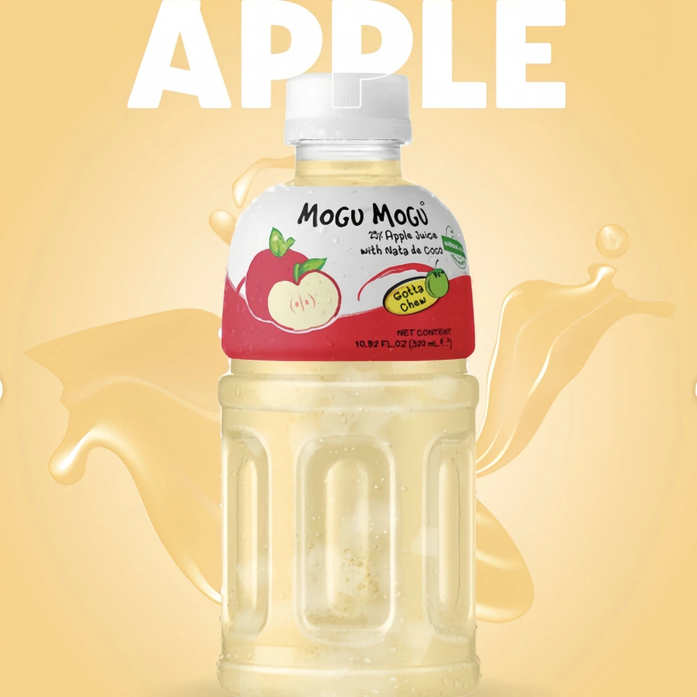 MOGU MOGU Nata de Coco Boisson Saveur Pomme 320 ml