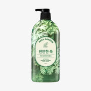Gel douche apaisant minéral à l'armoise Real Garden HAPPY BATH 900 g