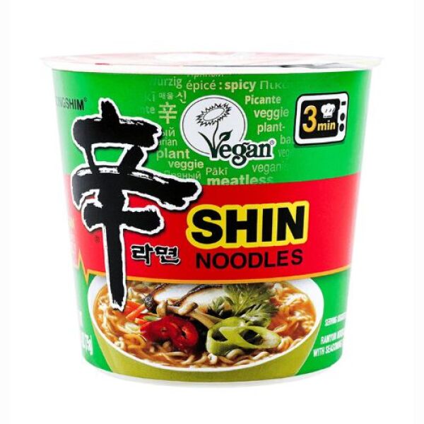 Nouilles Shin Cup Nongshim (végétaliennes) 75g
