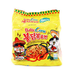 SAMYANG Buldak Corn Hot Chicken Flavor Noodles