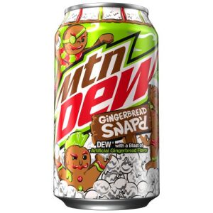 Mountain Dew Gingerbread Snap'd Flavor Soda 355ml