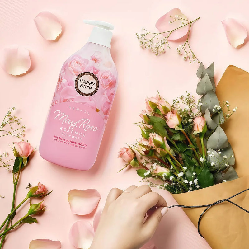 HAPPY BATH Essence Body Wash Rose 900g