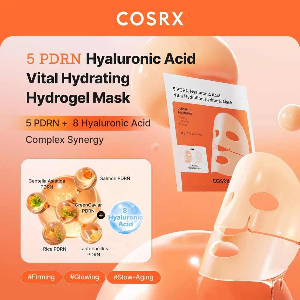 COSRX 5 PDRN Hyaluronic Acid Vital Hydrating Hydrogel Mask (3)