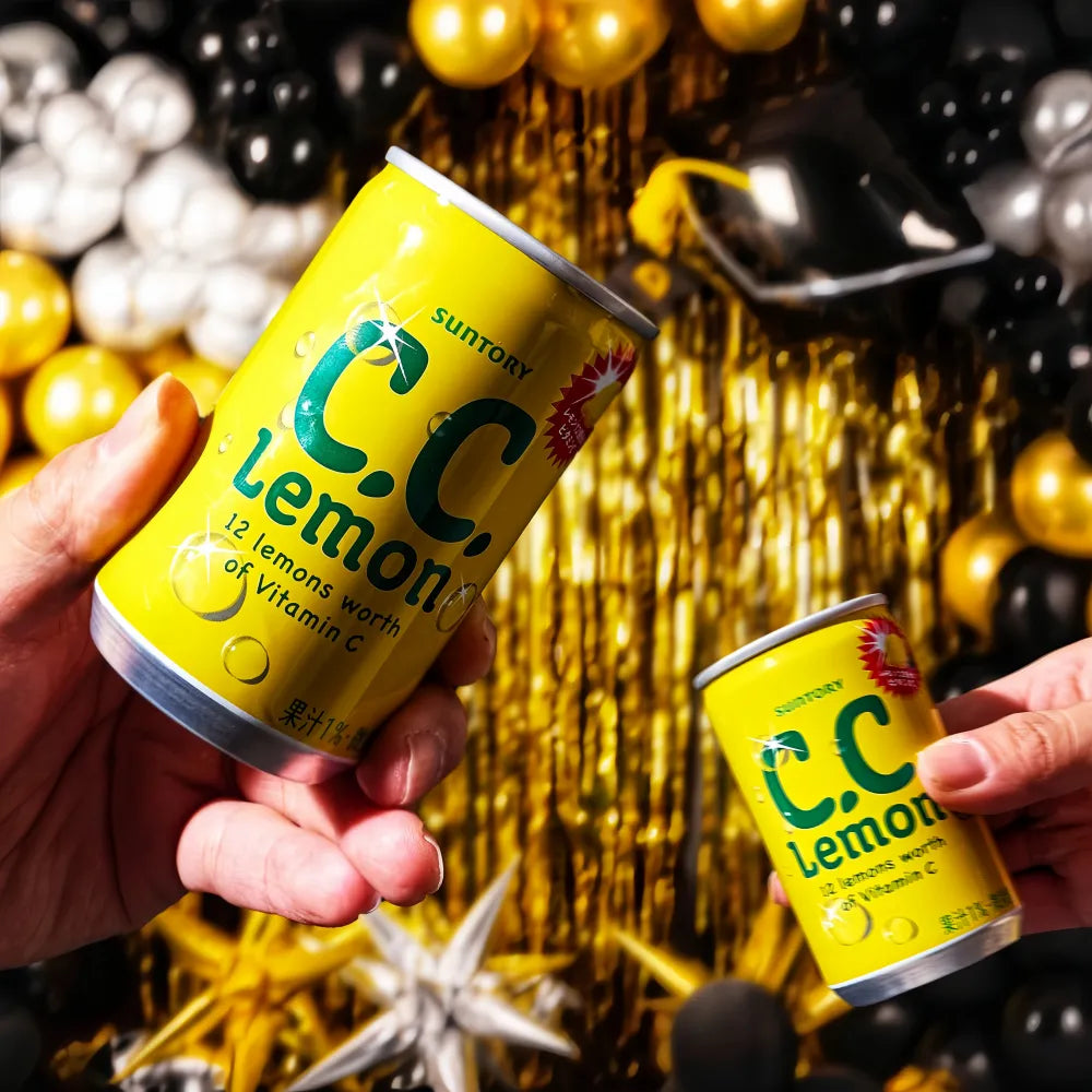 Boisson gazeuse au citron SUNTORY CC 350 ml