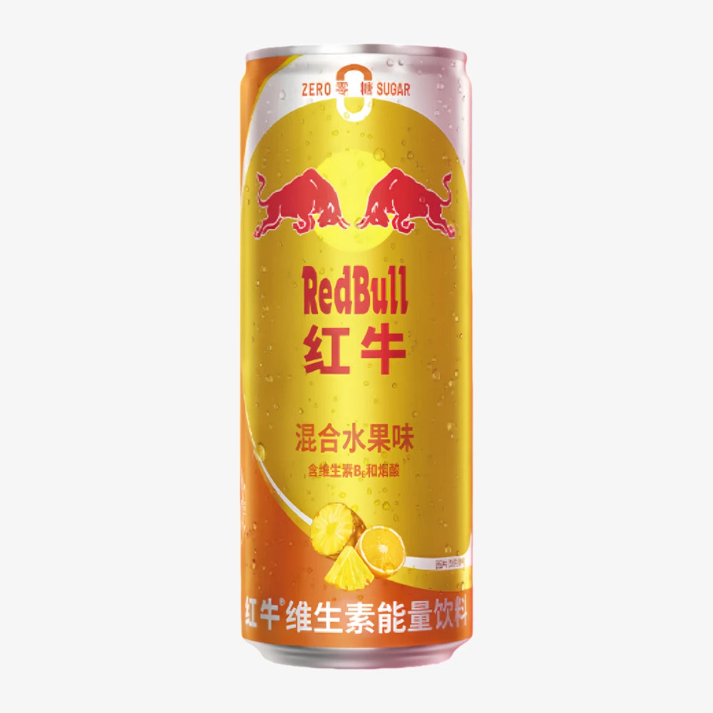 Red Bull 0 sucre Boisson énergisante aux fruits 325 ml