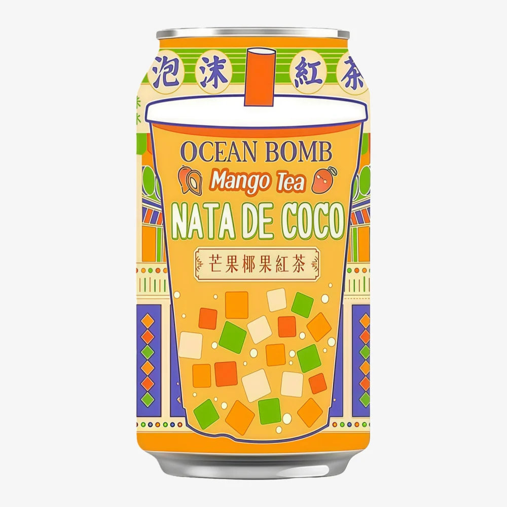 OCEAN BOMB Thé noir Nata de Coco Mangue