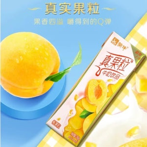 Mengniu Fruit Milk Drink (Peach Flavor) 250ml