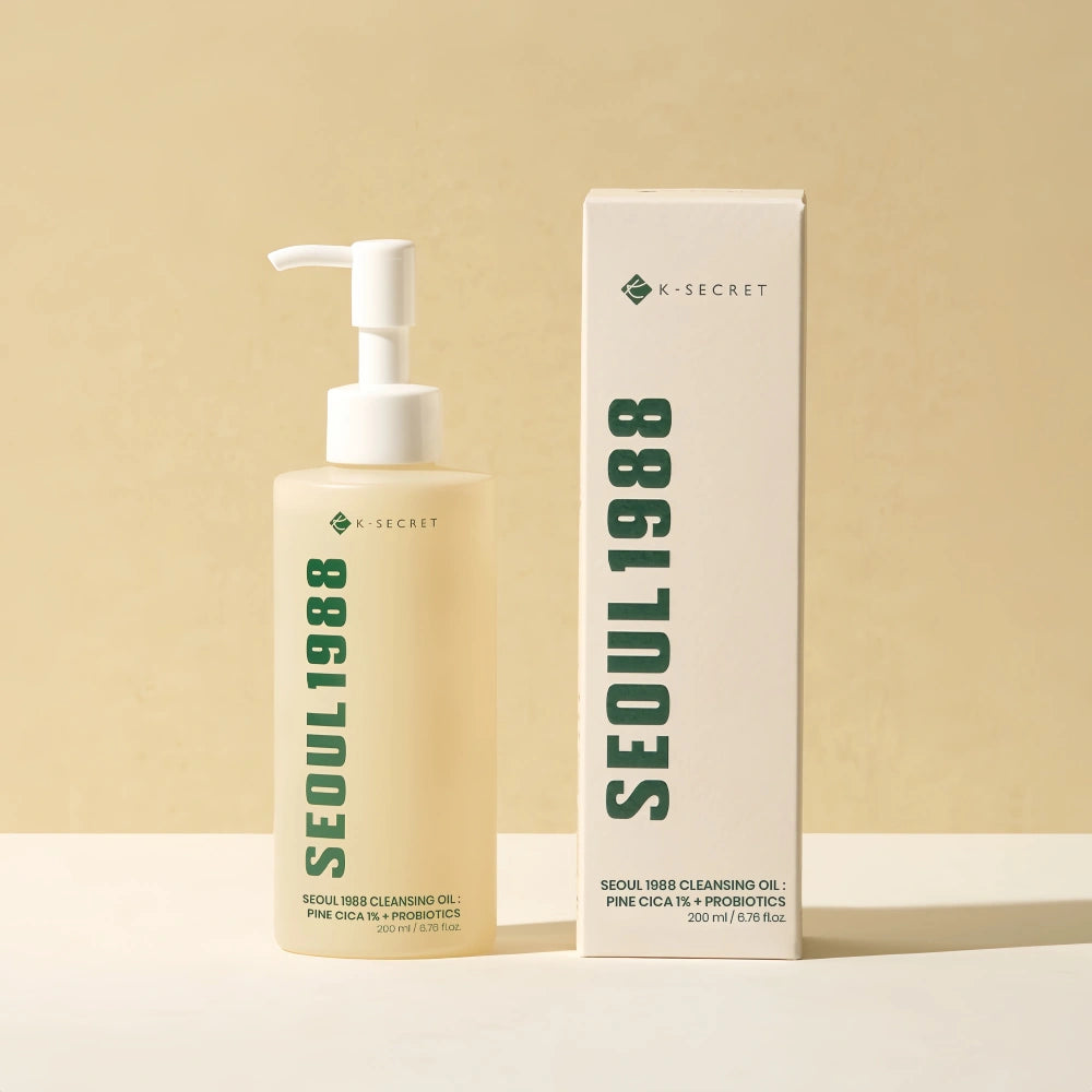 KSECRET SEOUL 1988 Cleansing Oil: Pine Cica 1% + Probiotics 200ml
