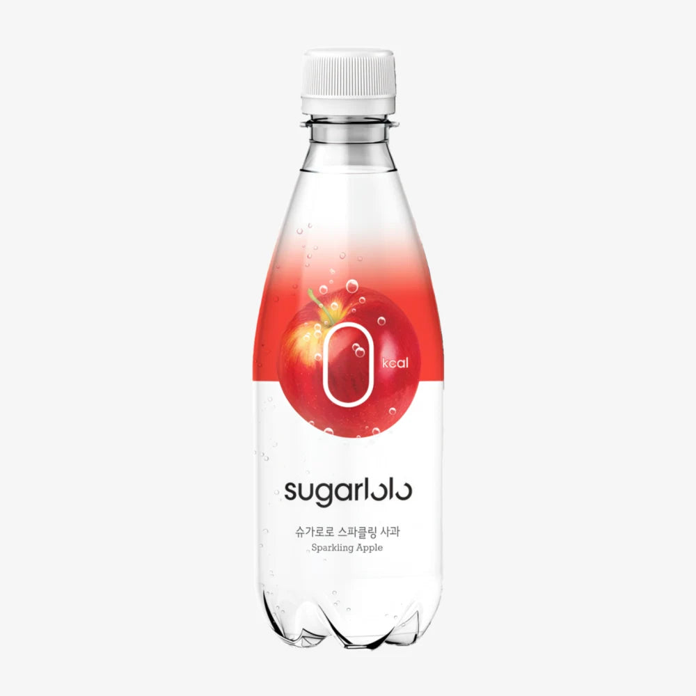 Eau pétillante SUGARLOLO 0 kcal (saveur pomme) 350 ml