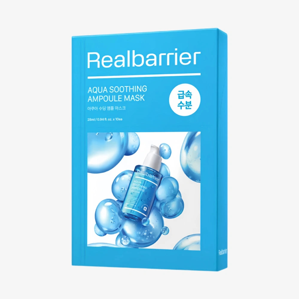 REAL BARRIER Aqua Soothing Ampoule Mask (10)