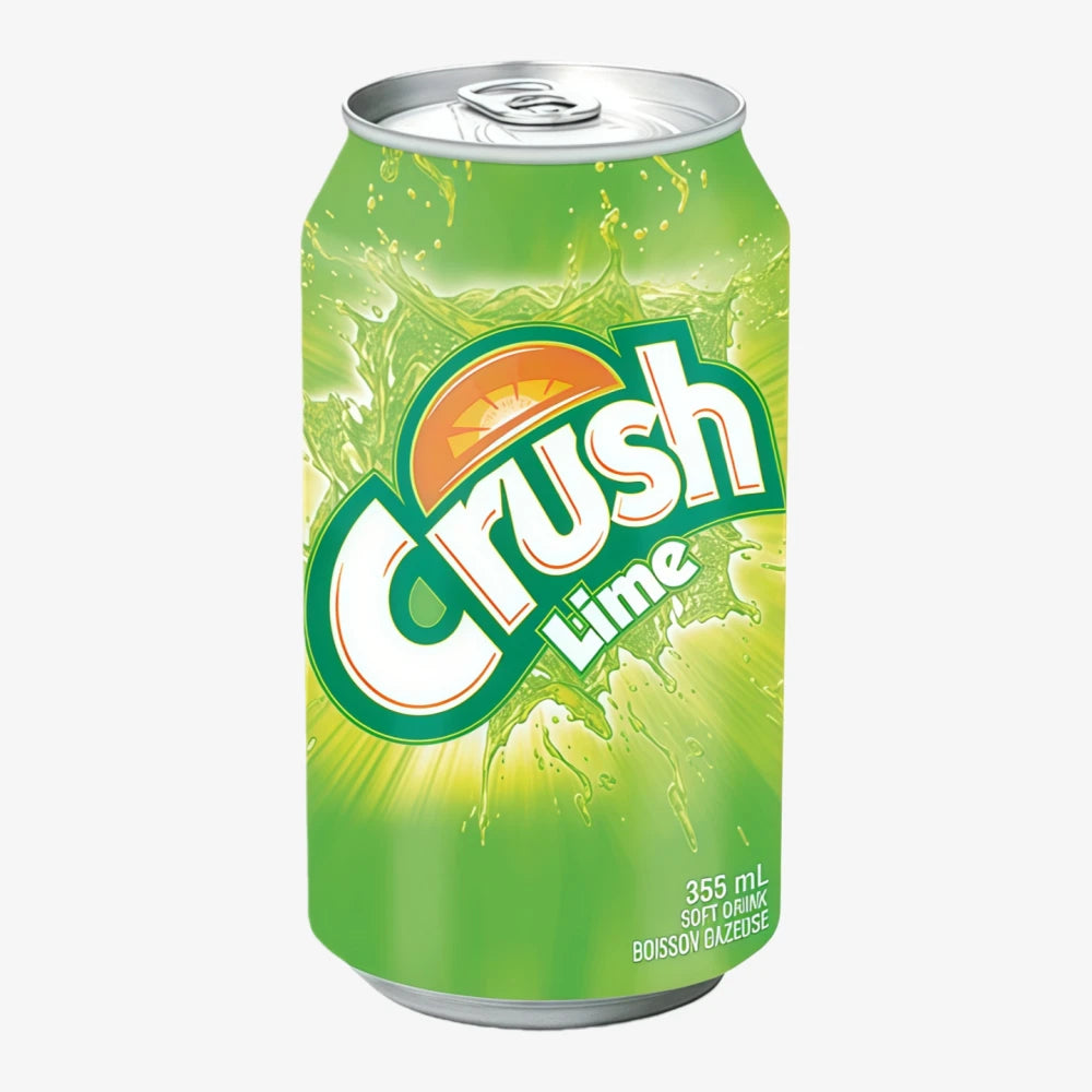 CRUSH Lime Flavor Soda 355 ml
