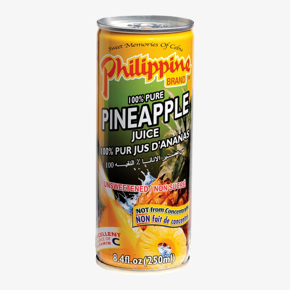 Jus d'ananas 100 % pur des Philippines 250 ml