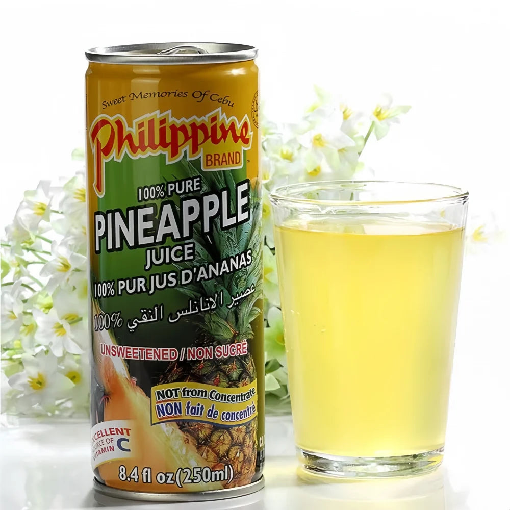 Jus d'ananas 100 % pur des Philippines 250 ml