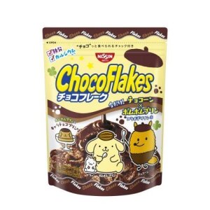 Nissin Cisco Chocolate Flakes Pompompurin Character (Chocolate Pudding Flavor)