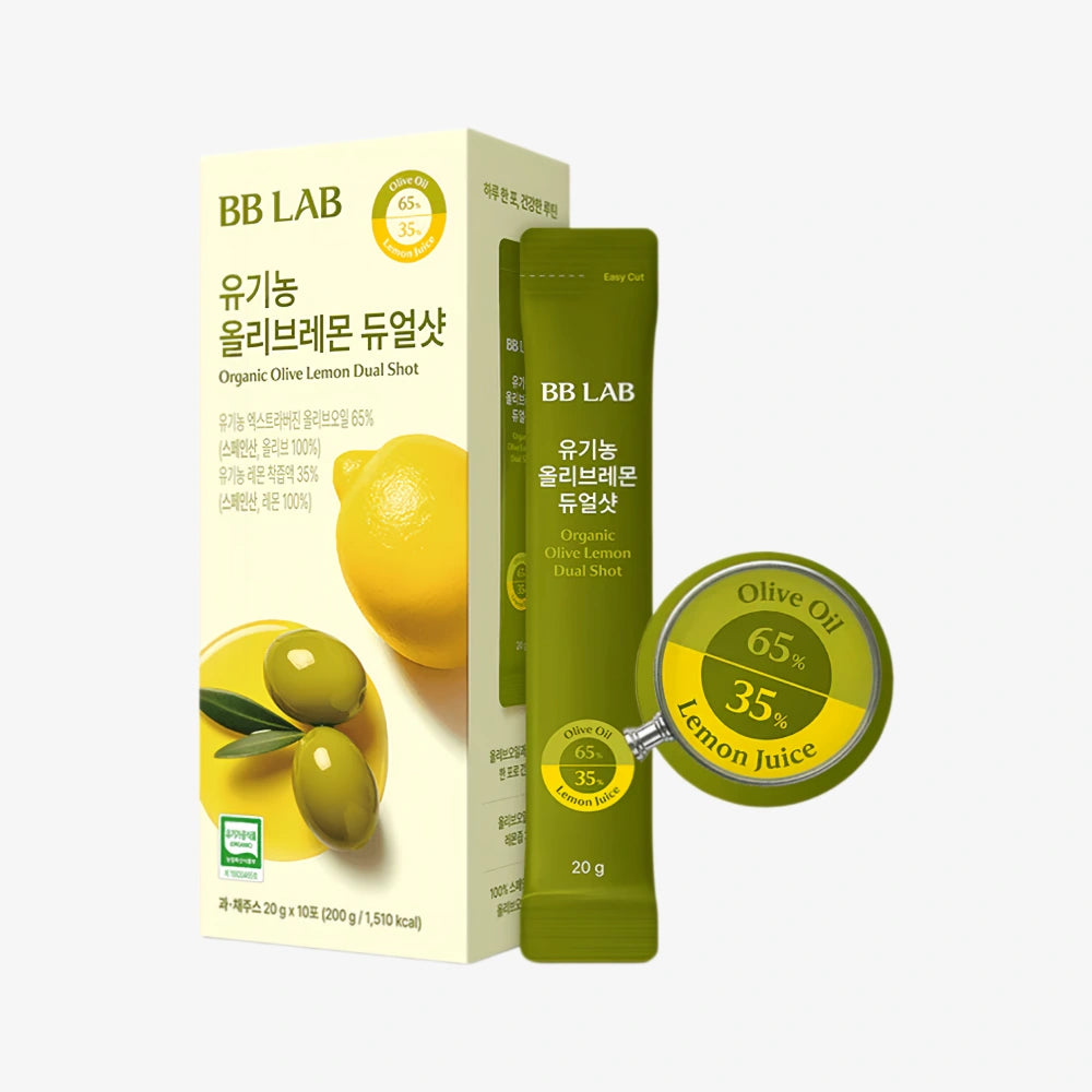 BBLAB Organic Olive Lemon Dual Shot 10pcs