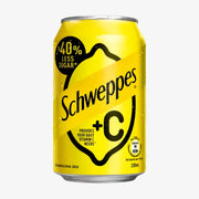 Schweppes +C Soda au citron 330 ml
