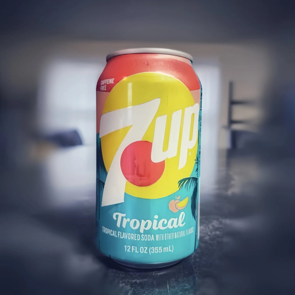 7 Up Tropical Soda Zero Sucre 355 ml