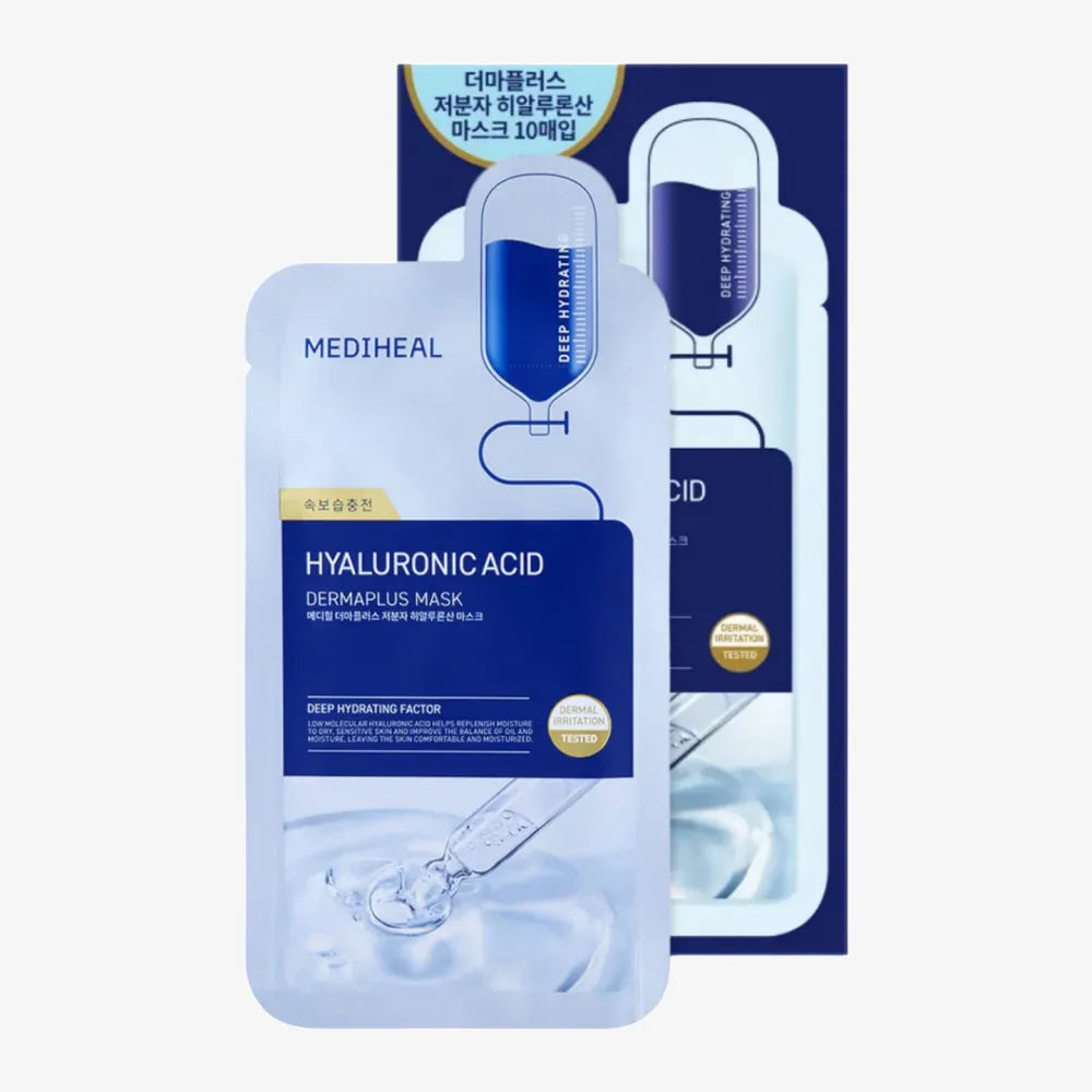 MEDIHEAL Dermaplus Low Molecular Hyaluronic Acid Mask (10)