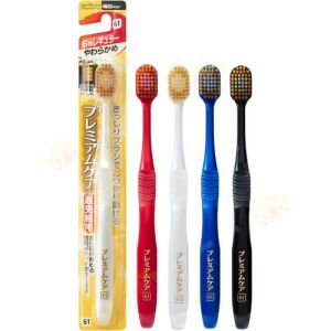 Brosse à dents EBISU Premium Care (souple) 6 rangées standard