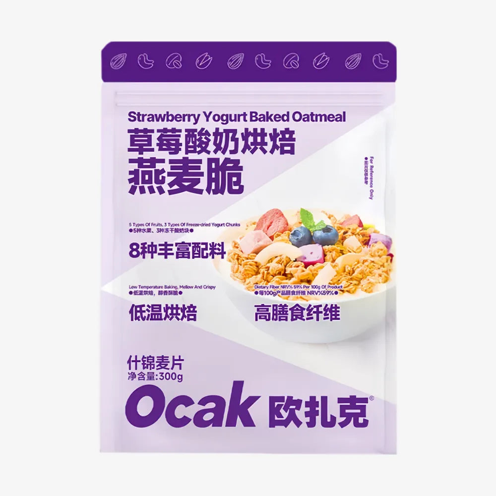OZ Strawberry Yogurt Baked Oatmeal 300g