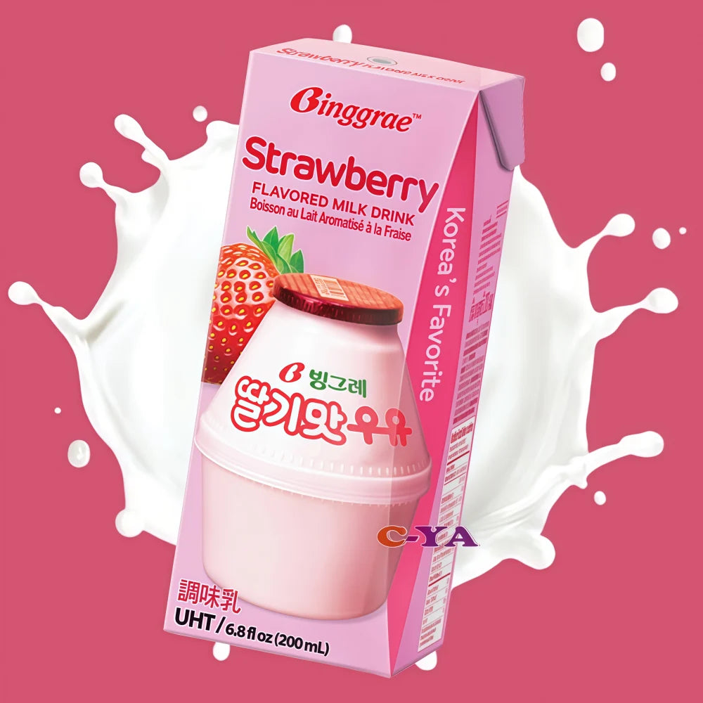 Lait à la fraise BINGGRAE 200 ml