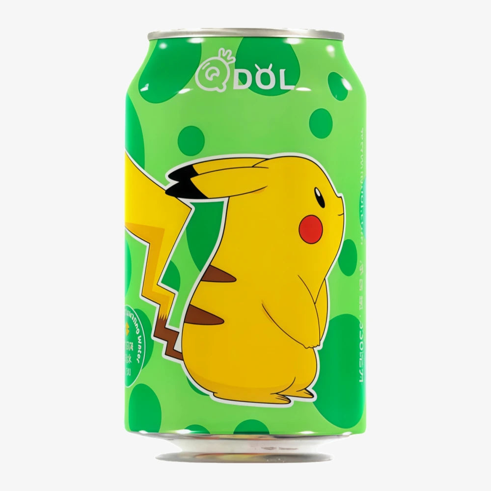 Eau pétillante QDOL Pokémon (saveur citron vert) 330 ml