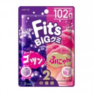 lotte candy fitbig (grape&peach)