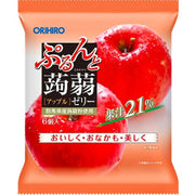 ORIHIRO Konjac Jelly Honey Apple Flavor 120g/6p