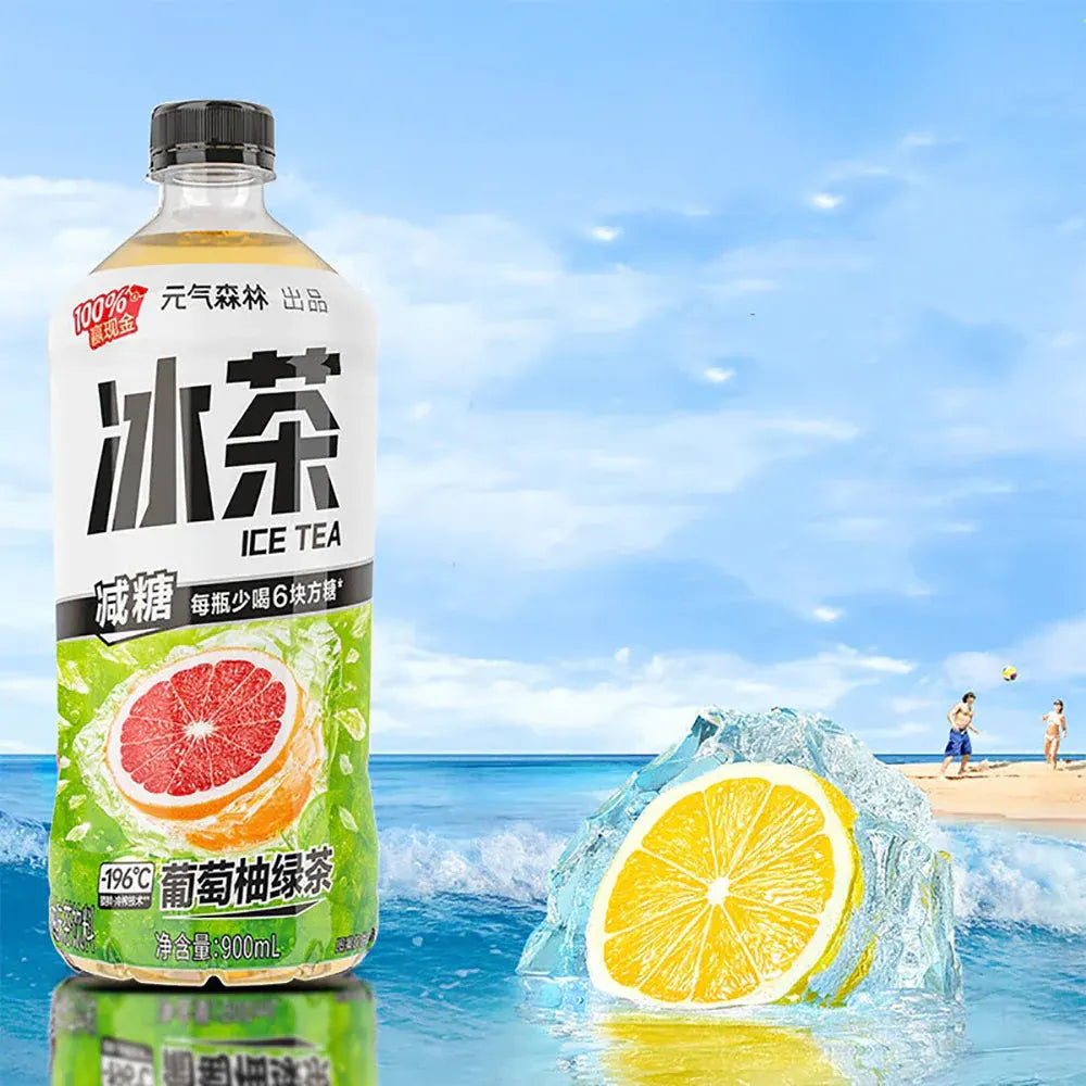 GENKI FOREST Grapefruit Green Tea 900ml