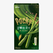 GLICO Pocky 2-Layered Chocolate Biscuit Sticks Matcha Flavor