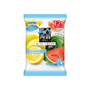ORIHRO Konjac Jelly Salted Lemon + Salted Watermelon Flavor