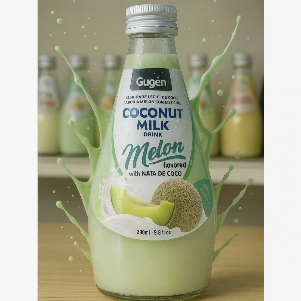 Boisson au lait de coco Gugen, saveur melon, 280 ml