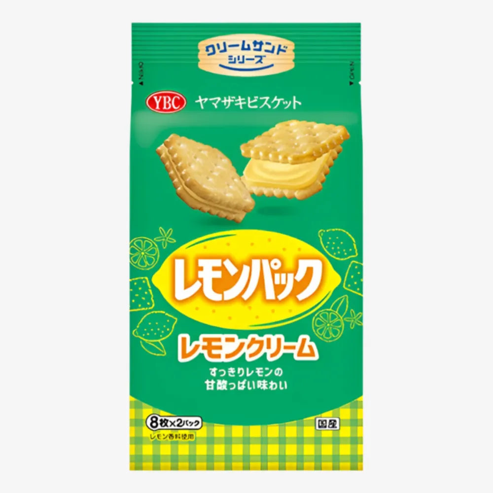 YBC Sandwich Cookies Lemon Flavor 16pcs