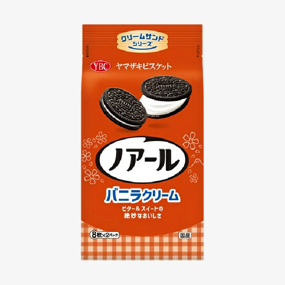 YBC Noir Cookie (Black Cocoa Cream Flavor) 16pcs