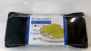 DOMREMY FROZEN MATCHA FLAVORED CREPE CAKE 174G