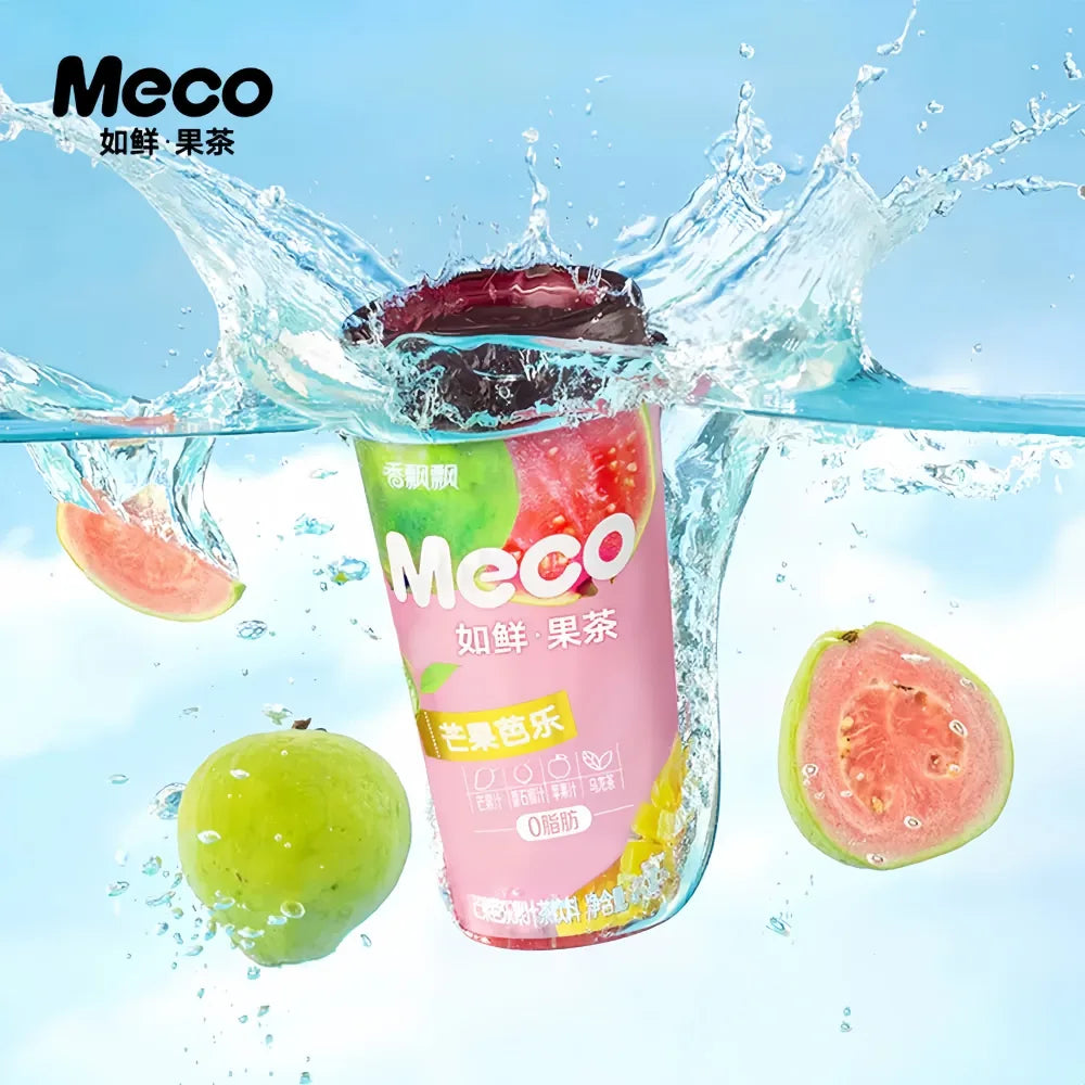 XIANG PIAO PIAO Thé aux fruits Meco, saveur mangue-goyave, 400 ml