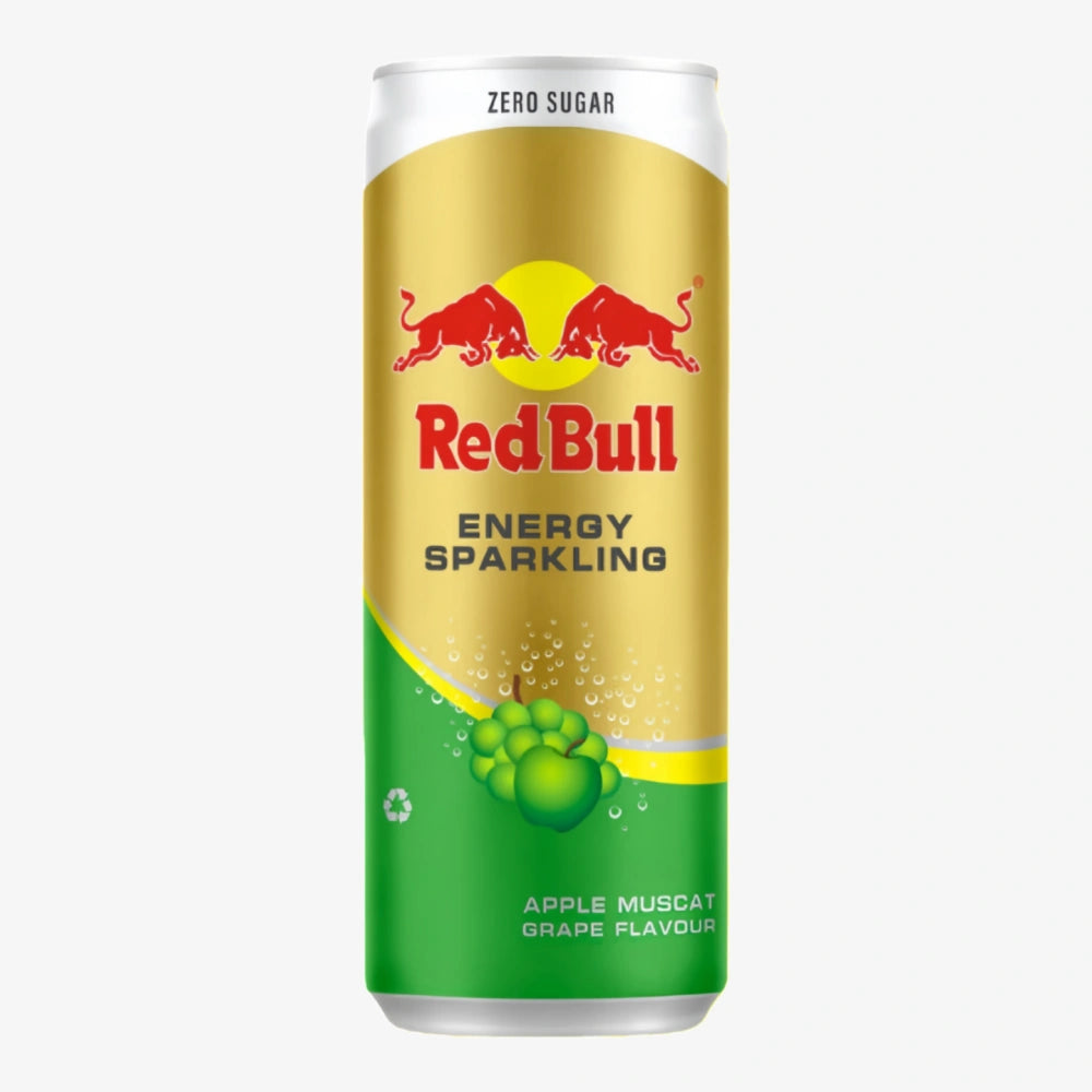 Red Bull Zero Sugar Energy Boisson Pétillante (Saveur Pomme Muscat) 250 ml