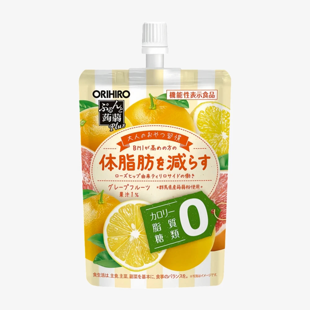 Gelée de konjac ORIHIRO Purunto (saveur pamplemousse) 130 g