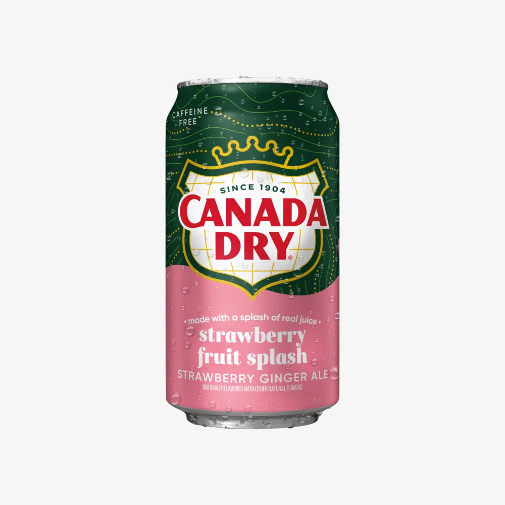 CANADA DRY Fruit Splash Strawberry Gingerale 355ml