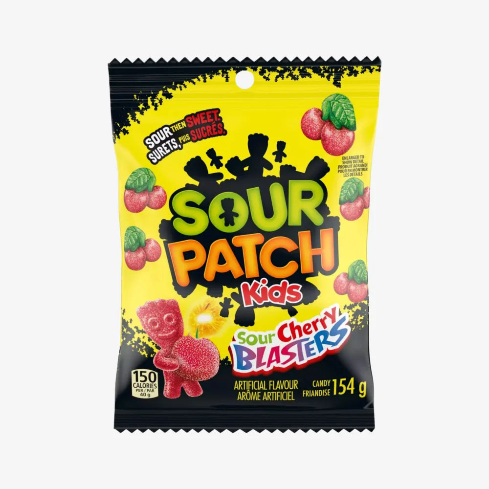 SOUR PATCH KIDS Sour Cherry Blasterz Bag 154g